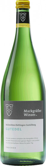 2024 Ballrechten-Dottingen Castellberg Gutedel trocken 1,0 L - Markgräfler Winzer  