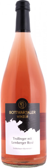 2024 Großbottwarer Wunnenstein Trollinger mit Lemberger Rosé halbtrocken 1,0 L - Bottwartaler Winzer