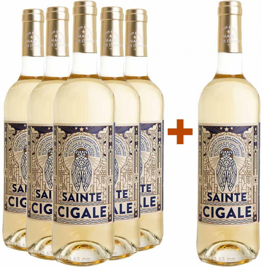 5+1 Paket Sainte Cigale Blanc - Sainte Cigale by Mars Wine Station