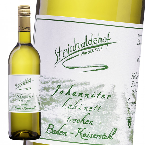 2015 Johanniter Kabinett trocken BIO - Weingut Steinhaldehof