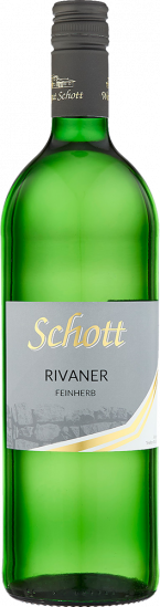 2022 Rivaner feinherb 1,0 L - Weingut Schott
