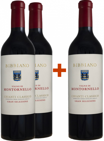2+1 Paket Vigne di Montornello Chianti Classico Gran Selezione DOCG Bio - Tenuta di Bibbiano