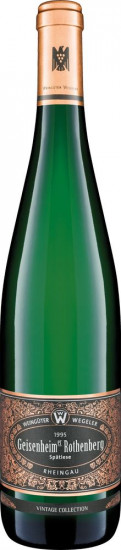1995 Geisenheim Rothenberg Riesling Spätlese Vintage Collection süß - Weingüter Wegeler Oestrich