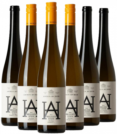 Vertikalverkostung Riesling Zöbinger Heiligenstein Kamptal DAC / 6 verschiedene Jahrgänge - Weingut Armin Huber