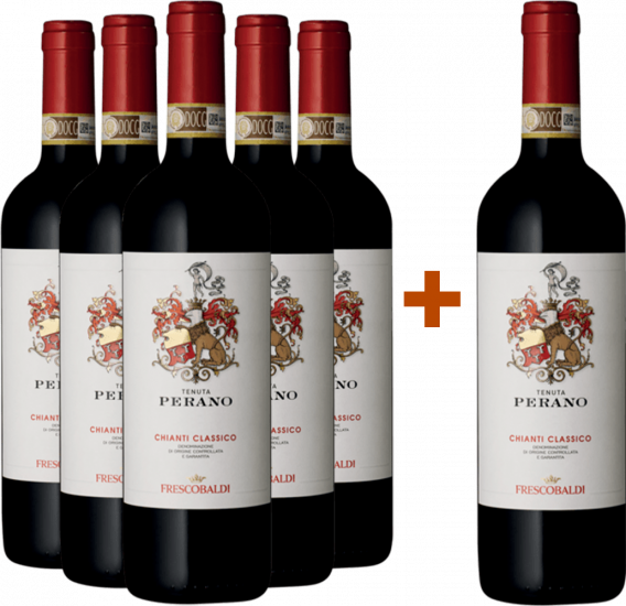 5+1 Paket Tenuta Perano Chianti Classico DOCG - Frescobaldi