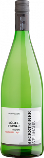 2024 WEINHAUS Müller-Thurgau RZ 1,5 g/l trocken 1,0 L - Becksteiner Winzer eG