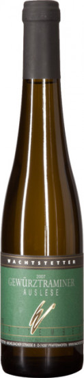 2007 Gewürztraminer Auslese Edelsüß 0,375L - Weingut Wachtstetter