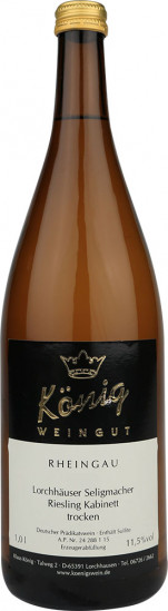 2021 AUSGETRUNKEN trocken 1,0 L - Weingut Klaus u. Ursula König GbR