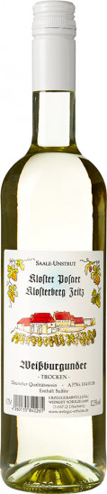 2024 Kloster Posaer Klosterberg Zeitz Weißburgunder 24 trocken - Weingut Schulze