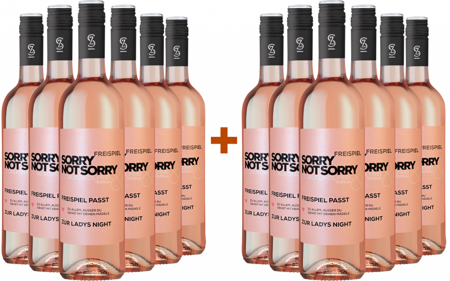 6+6 Paket - Freispiel Rosé alkoholfrei - Weingärtner Stromberg-Zabergäu