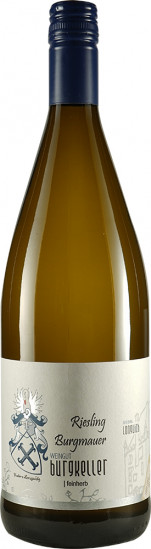 2023 Riesling Burgmauer feinherb 1,0 L - Weingut Burgkeller