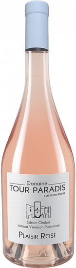 2025 Cuvée Plaisir Rosé Côtes du Rhône AOP trocken - Domaine Tour Paradis