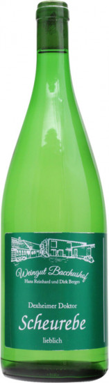 2023 Scheurebe lieblich 1,0 L - Weingut Bacchushof
