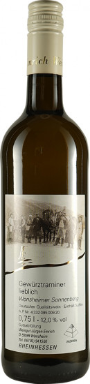2025 Wonsheimer Sonnenberg Gewürztraminer lieblich - Weingut Emrich