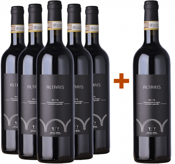 5+1 Paket Altaris Nizza DOCG - Bogge Wine