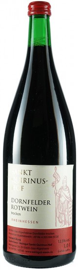 2021 Dornfelder trocken 1,0 L - Weingut Sankt Quirinus-Hof