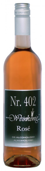 Rosé - entalkoholisierter Wein, Alkoholfrei halbtrocken - Weinkellerei Weinkönig