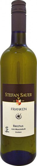 2021 Bacchus vom Muschelkalk Qualitätswein trocken - Weingut Stefan Sauer