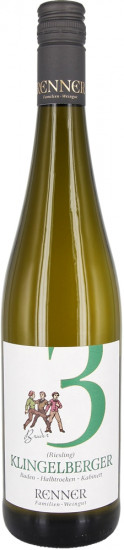 2024 Riesling (Klingelberger) Kabinett halbtrocken - Familien-Weingut Renner