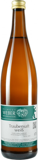 Traubensaft - weiß - Weingut Weber Hof-Bärenstein