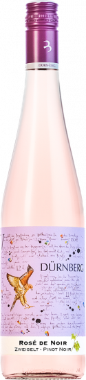 2025 Rosé de Noir, Zweigelt - Pinot Noir trocken - Weingut Dürnberg