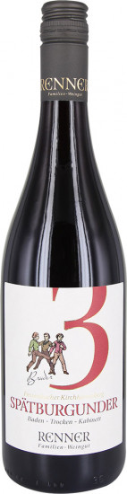 2023 Fessenbacher Kirchherrenberg Spätburgunder Kabinett trocken - Familien-Weingut Renner