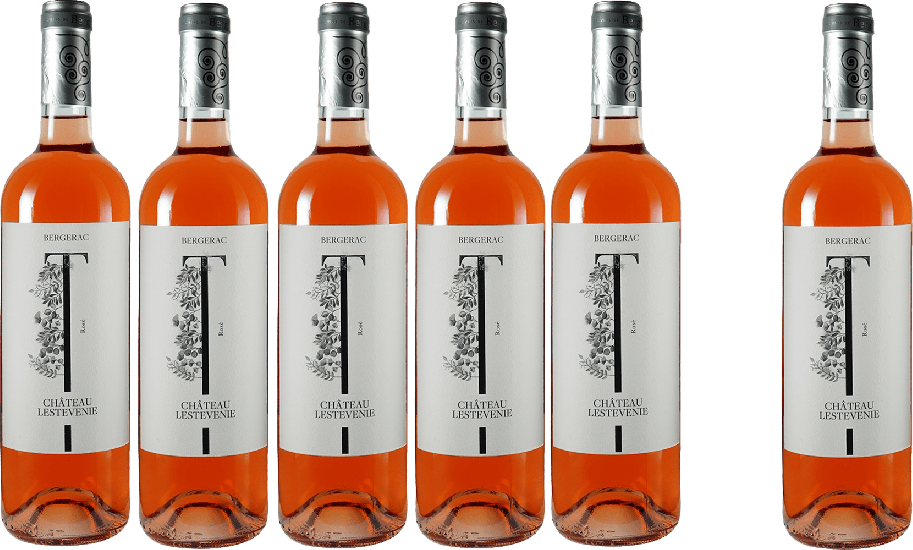 5+1 Cuvée Rosé Bergerac AOP - Château Lestevénie