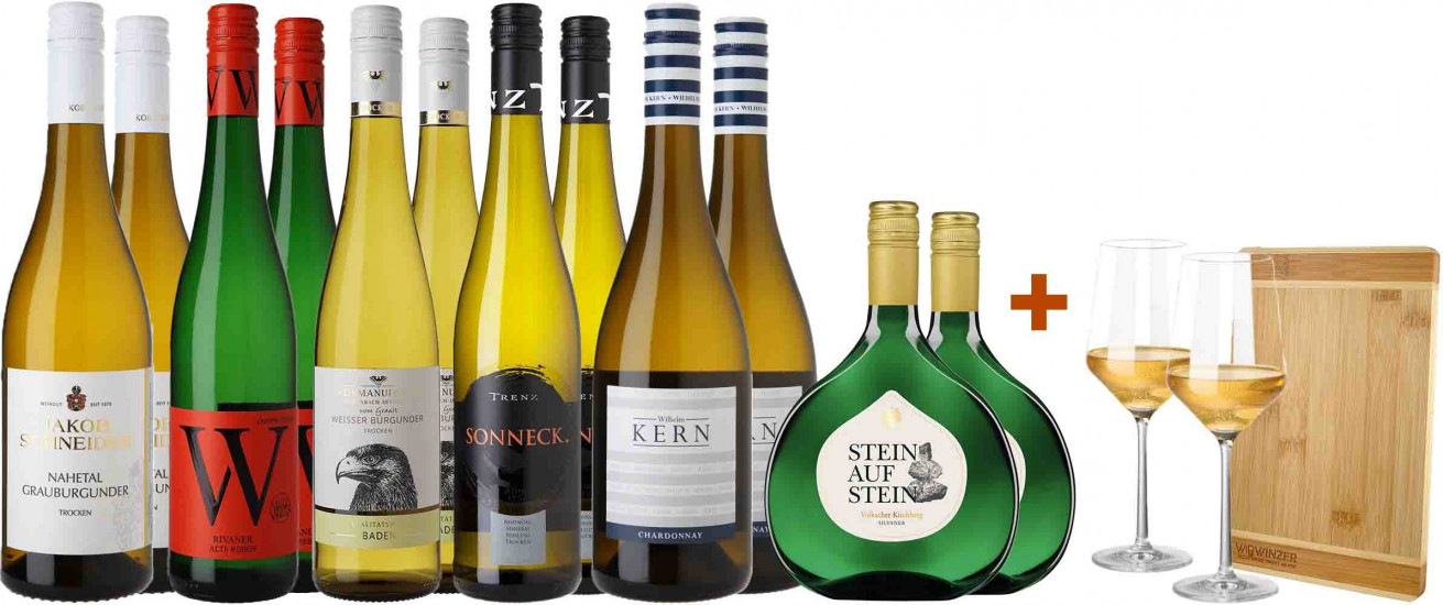 Großes Deutschland Entdecker-Paket + Gratis-Gläser & Gratis-Bambusbrett 