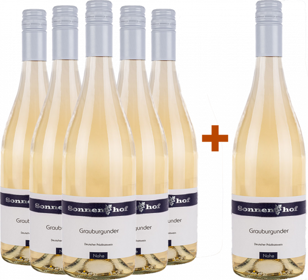 5+1 Paket 2024 Grauburgunder Spätlese trocken - Weingut Sonnenhof Langenlonsheim