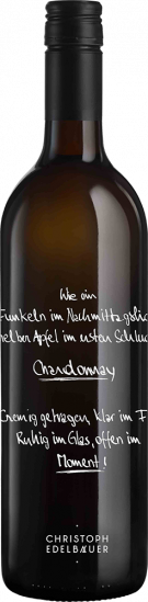 2025 Chardonnay trocken - Weingut Christoph Edelbauer