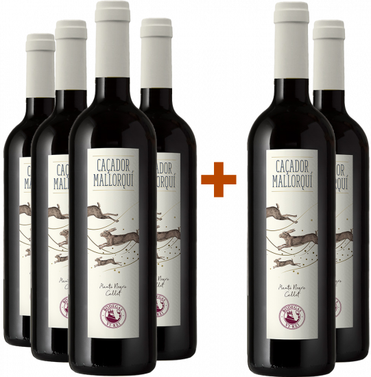 Pack Descuento 4+2 Vi Rei Caçador Mallorquí Mallorca VT - Bodegas Vi Rei