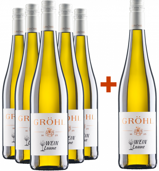 5+1 Gröhls WeinLaune-Paket - Weingut Eckehart und Johannes Gröhl