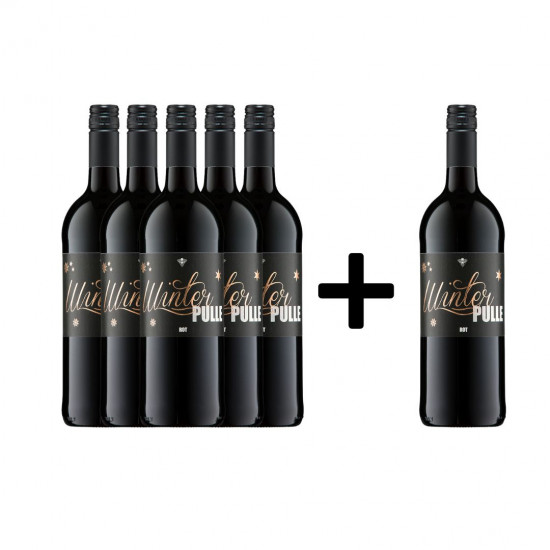 5+1 Winterpulle rot alkoholfrei lieblich 1,0 L - Andres am Lilienthal