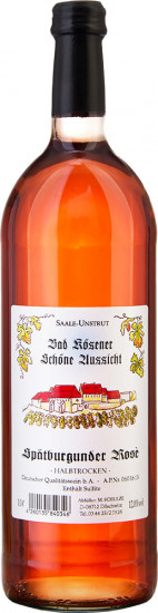2024 Kloster Posaer Klosterberg Zeitz Spätburgunder Rosè halbtrocken 1,0 L - Weingut Schulze