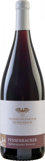 2015 Fessenbacher Spätburgunder Rotwein halbtrocken 1,0 L - Weinmanufaktur Gengenbach