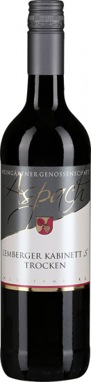 2019 Lemberger S trocken - Weingärtnergenossenschaft Aspach