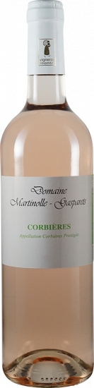 2023 Cuvée Rosé Corbières AOP trocken Bio - Domaine Martinolle-Gasparets