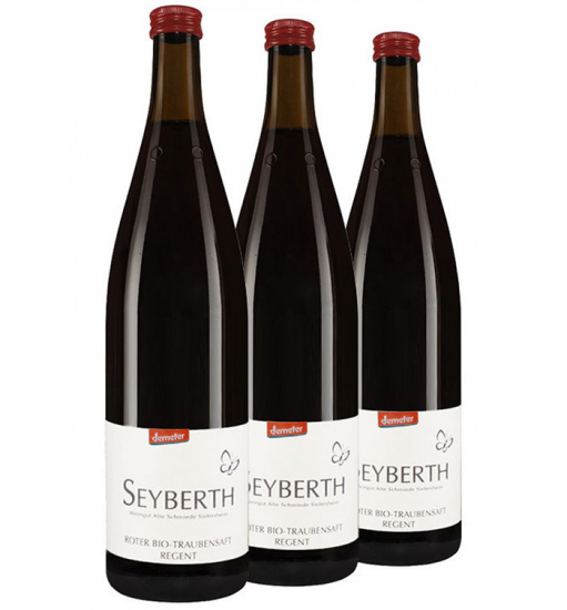 2024 Roter Traubensaft Regent - naturtrüb - Bio - Weingut Seyberth