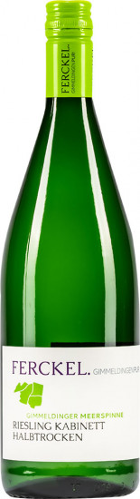 2024 GIMMELDINGER MEERSPINNE Riesling Kabinett halbtrocken 1,0 L - Weingut Erich Ferckel