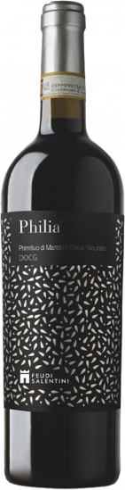 2021 Philia Primitivo di Manduria  Naturale DOCG - Travino Special Valsugana