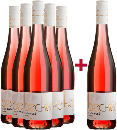 5+1 Paket Cuvée Rosé trocken - Weingut Becker