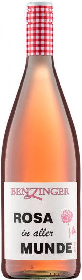 2024 Rosa in aller Munde Rosé trocken Bio 1,0 L - Weingut Benzinger