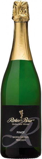 Pinot Sekt trocken - Roter Bur Glottertäler Winzer