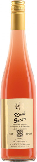 2023 Secco Rosé trocken - Weingut Knoblach