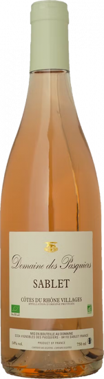 2024 Cuvée Rosé Côtes du Rhône villages Sablet AOP trocken Bio - Domaine des Pasquiers