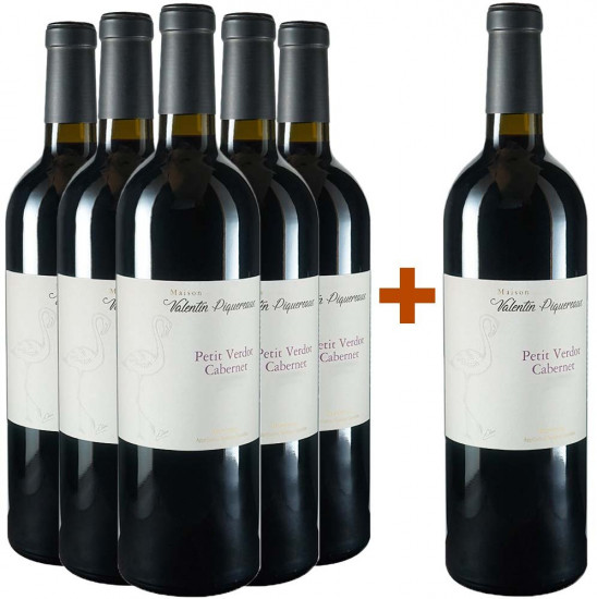 5+1 Paket Petit Verdot & Cabernet - Bordeaux - Maison Valentin Piquereaux