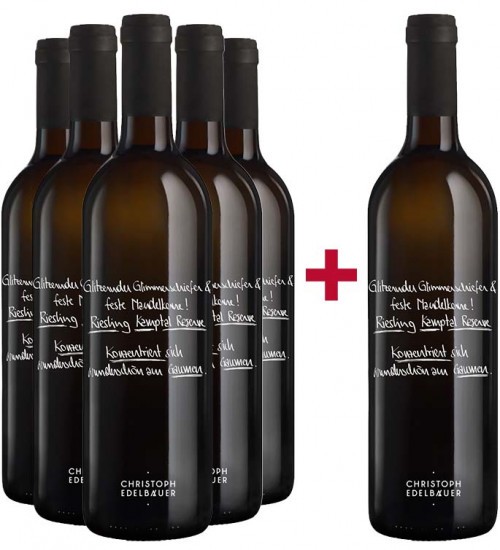 5+1 Paket Riesling Kamptal Reserve - Weingut Christoph Edelbauer