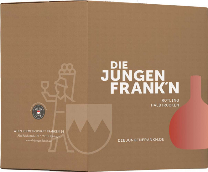 2023 DIE JUNGEN FRANK`N Rotling halbtrocken 3,0 L - Winzergemeinschaft Franken eG