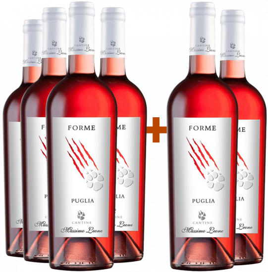 4+2 Paket Forme Rosato Puglia IGP - Cantine Massimo Leone
