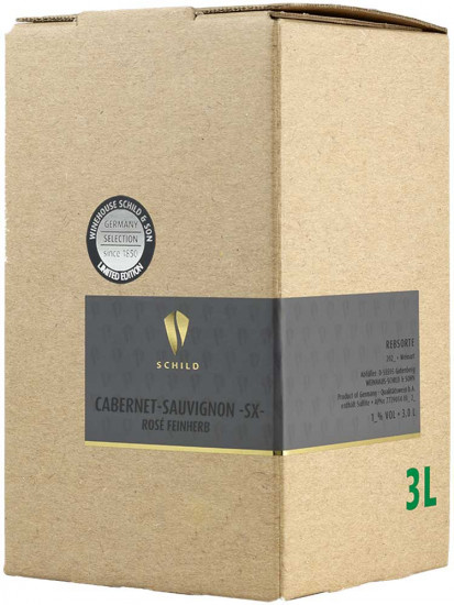 2020 Cabernet-Sauvignon Rosé -SX- Bag-in-Box (BiB) feinherb 3,0 L - Schild & Sohn